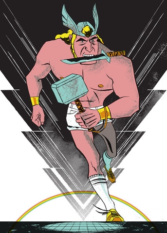 Illustration for article titled Adult Swim art show transforms Brock Samson and Space Ghost into portraiture
